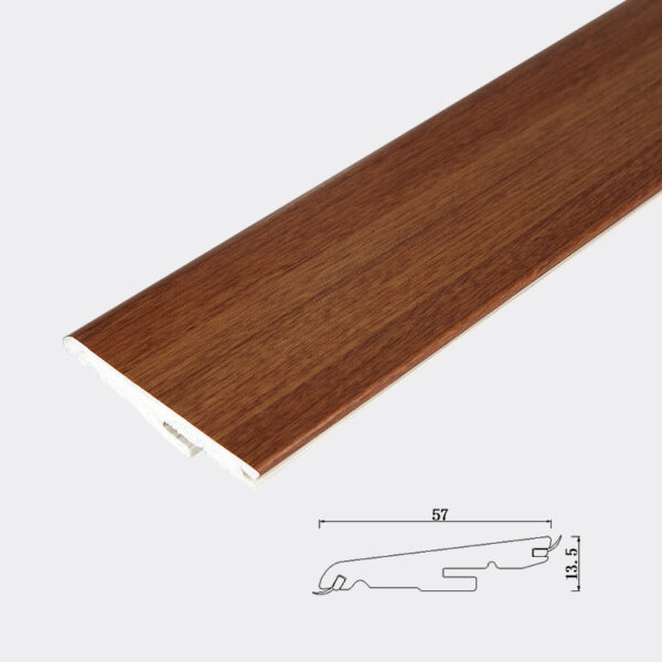 BC-T0571 2.4meters pvc skirting board